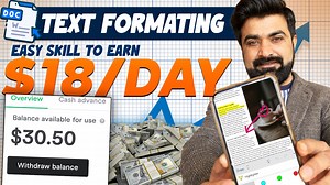 8.6K views · 178 reactions | Earn $25/Day By Text Formating & Editing | Kashif Gul Kg | Facebook