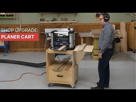 Upgrade Your Planer Cart With Handy Built-in Features!