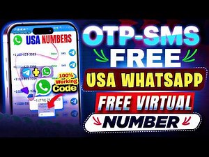 Get FREE Virtual Number For WhatsApp, Telegram & Gmail Verification | Unlimited Temp Numbers