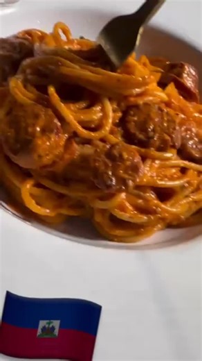 BREAKFAST TIME HAITIAN STYLE SPAGHETTI 🇭🇹🇭🇹🇭🇹 #chefdomcreates #breakfast #haiti🇭🇹 | Dominique Hermann