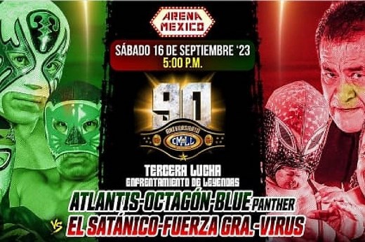 CMLL 90 Aniversario: Consejo Mundial de Lucha Libre confirma su gran cartelera en la Arena México