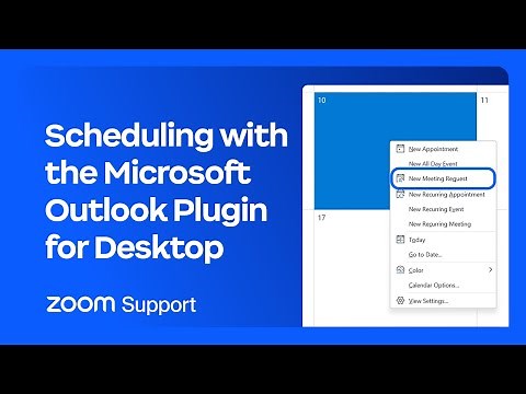 Scheduling with the Microsoft Outlook Plugin for Desktop