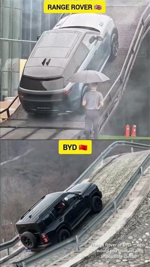 Range Rover and BYD: Impossible Mixed-Surface Hill Climb Test