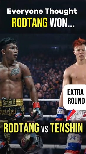 Rodtang vs Tenshin They Got It WRONG 😱 🇹🇭 #shorts #muaythai #boxing