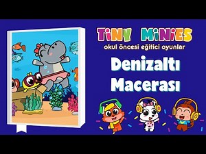 DENİZALTI MACERASI 🐳 I 2026 Eğitici, Sesli Çocuk Masalları ve Hikayeleri I Tiny Minies