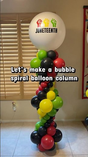 Here’s a step by step tutorial on how I made this spiral balloon column! 💖 #balloontutorial