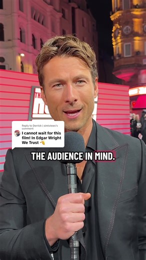 Replying to @Derrick | simiviews What Glen and Edgar said 🙌 The Running Man comes to Cinemark TOMORROW 💥 #cinemark #glenpowell #edgarwright #therunningman