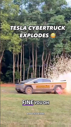 Tesla Cybertruck Explodes During Testing 😳