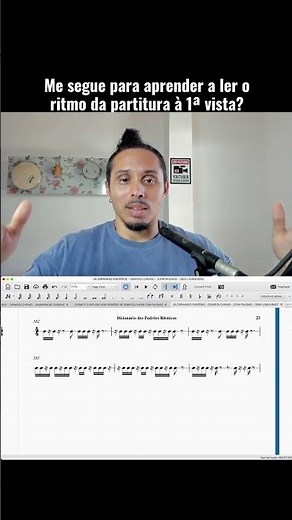 354 - Treino de leitura rítmica para te ajudar a ficar fluente nas partituras