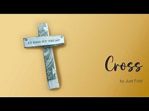 How to Fold a $1 Dollar Bill CROSS (Easy Tutorial!) - Money gift for First Communion or Confirmation