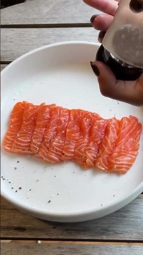 Tiradito de salmón✨ #salmon #crudo #tiradito #seafood #receta #recetasfaciles #comida #foodie #comer