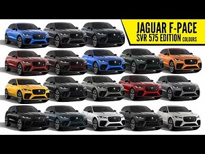 2024 Jaguar F-Pace SVR 575 Edition - All Color Options - Images | AUTOBICS