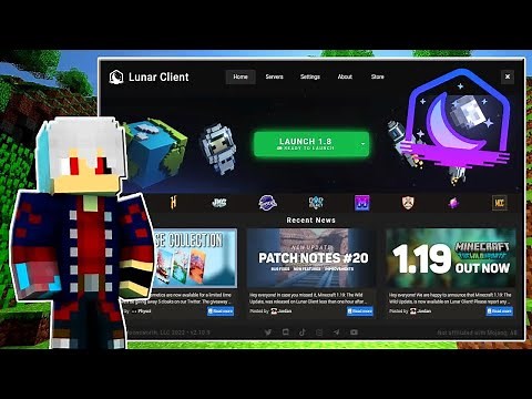 HOW TO INSTALL AND CONFIGURE LUNAR CLIENT! - THE BEST MINECRAFT PVP CLIENT +1000 fps 1.7 - 1.21
