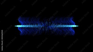 Warp animation, 4k resolution Stock Video