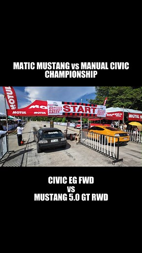 2.9M views · 10K reactions | matic mustang vs manual civic | BionicMan | Facebook
