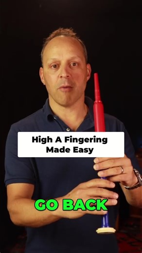 Get to that position! Ring finger, thumb, then drop. High G to high A? Lift the thumb, drop the ring finger. #MusicTips #MusicianLife #MusicTheory
