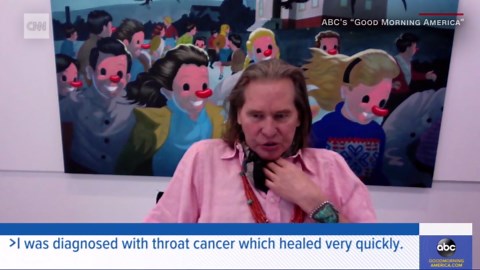 Val Kilmer opens up about battle with throat cancer