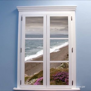 34K views · 225 reactions | A great way to fake that 'stunning window view'  Eamon Walsh DIY | Ultimate | Facebook