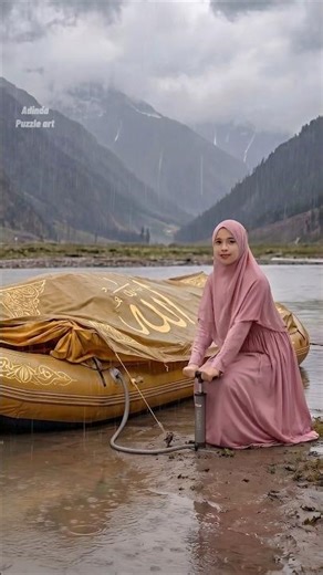 Rescue Tent Boat in the Middle of Extreme Rain🌟