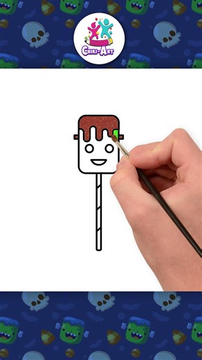 Monster Candy Drawing For Kids #shorts #drawing