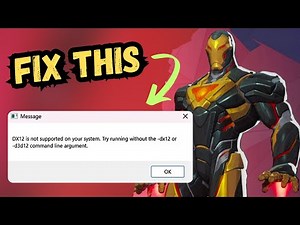 Fix Marvel Rivals DirectX 12 Error Easily in Few Minutes | Working Solution Inside