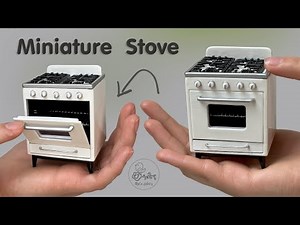 How to make a real miniature STOVE | DIY miniature OVEN with wood