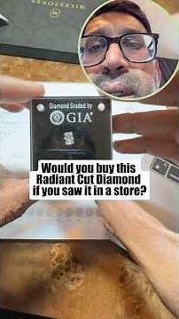 1.20ct Radiant Cut Diamond | Diamond ID by Praveen #diamond #shorts
