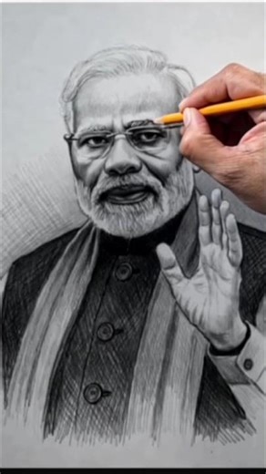 Modi's Drawing Skills Revealed?✏️🔥 |#shorts #pmmodi #modi