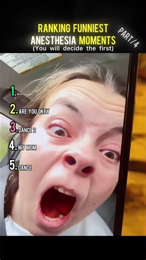 Ranking the funniest anesthesia moments Part/4