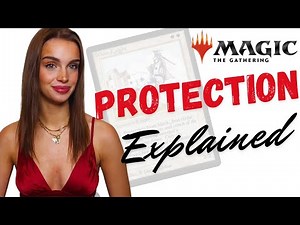 Magic the gathering Keyword abilities explained: how does "Protection" work - MTG FAQ: PROTECTION!