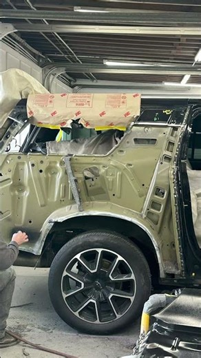 Quarter panel replacement 💯 #lifestyle #chevrolet