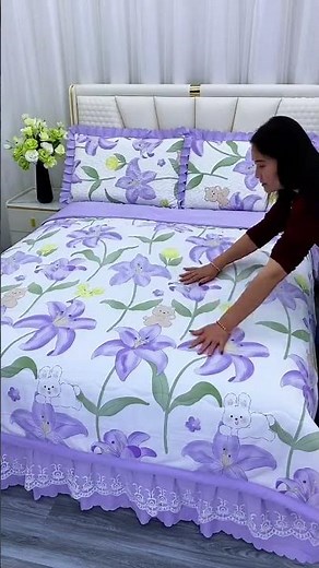 #Home Textile Bedding Four-piece Set #Summer Quilt Four-piece Set #Love Home Love Life Love Bedding