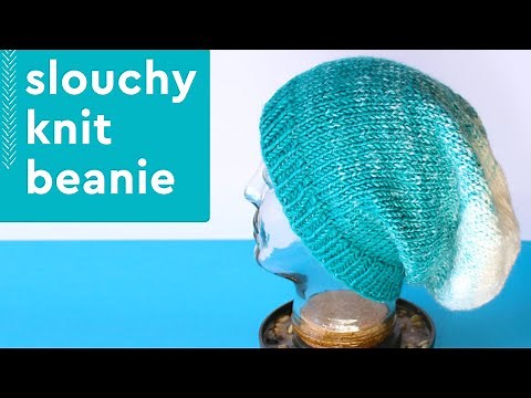 Slouchy Beanie Knitting Pattern: Inspired by TFIOS The Fault in Our Stars