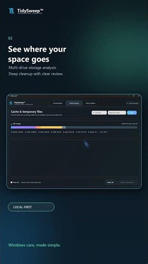 Clean Up Windows with TidySweep | PC Cleaner & Uninstaller #Shorts