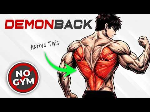 🔥 Get a WIDE Back at Home (No Equipment Needed)