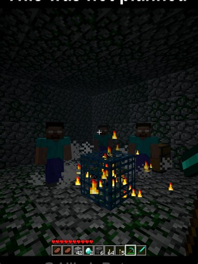 Instant karma #minecraft #herobrine #minecraftmemes