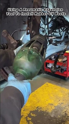 Using A Pneumatic Expansion Tool To Install Rubber CV Boots