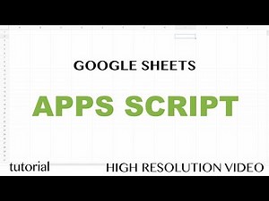 Google Sheets Apps Script - Read Range to a JavaScript Array & Write to a Range Tutorial - Part 7