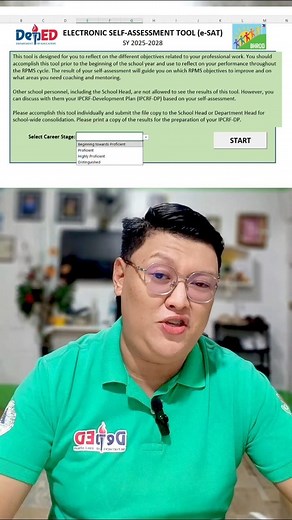 Usapang PMES Part 24.1 / 4 E-SAT (Including IDP) 📌 E-SAT 📌 Career Stage 📌 Beginning (T1-3) 📌 Proficient (T4-7) 📌 Highly Proficient (MT1-2) 📌 Distinguished (MT3-5) 📌 SY 2025-2026 ESAT and other PMES files: 👇👇👇 https://tinyurl.com/MultiYearPMESTeachers #usapangpmes #ECP #careerprogression #Esat #pmes Rexclarus Futurianus | Mark Evan A. Evangelista