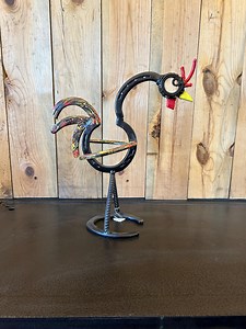 Horseshoe Chicken Authentic Horse Shoe Rooster Made Out of Genuine Horse Shoes - Etsy