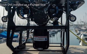 搭载DVL的ROV水下稳定测试