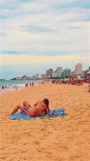 🏖️ Copacabana Beach, POV 4K , Rio de Janeiro, Brazil 🌴 #shorts