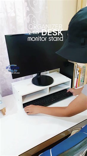Desktop Monitor Stand - Organized Shelf for Screen #shorts
