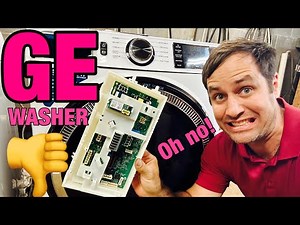 Why A GE Frontload Washer Won’t Wash or Spin | Door Lock | Diagnostic Mode | GFW550SSN2WW | No Fix 😢