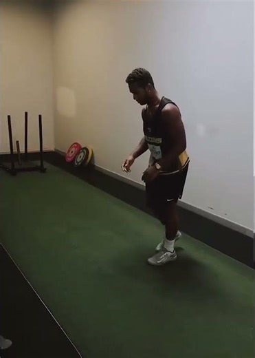 Double lateral to rotational broad jump