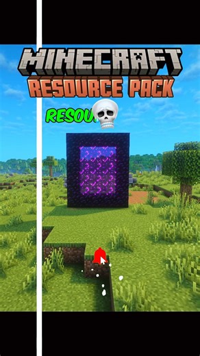 Minecraft Resource Pack Part 💀 - 2 #minecraft #shorts