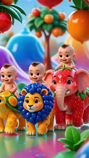 Happy Cartoon Moments for Kids on TikTok