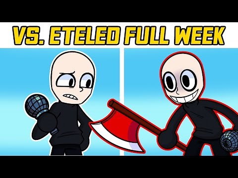 Mii Funkin' - VS. Eteled FULL WEEK (+ All Cutscenes) - Friday Night Funkin'