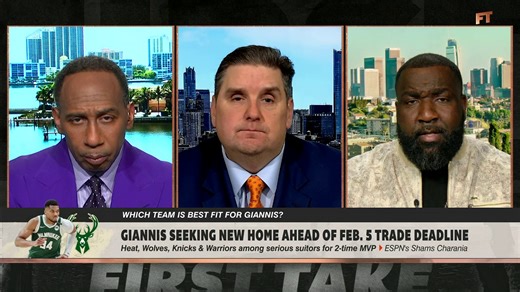 "If you get Giannis to [Houston], with Kevin Durant and Ime Udoka? Boy it's going to be hell in hot water." Kendrick Perkins believes that the Houston Rockets are the best fit for Giannis 🏀 | ESPN First Take