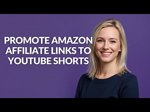 PROMOTE AMAZON AFFILIATE LINKS TO YOUTUBE SHORTS - Julia'sTutorials